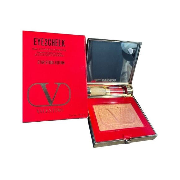 Valentino Eye2Cheek Eyeshadow Blush Afterglow Corallo - Picture 8 of 14